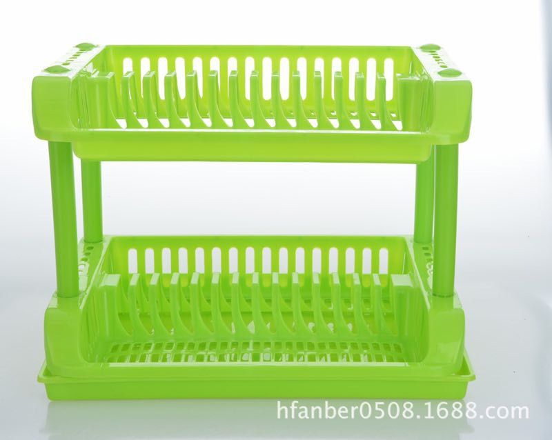 Direct-sale double-layer draining bowl rack details Picture