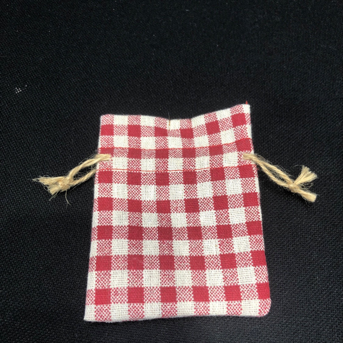 Gingham cotton candy bag thumbnail
