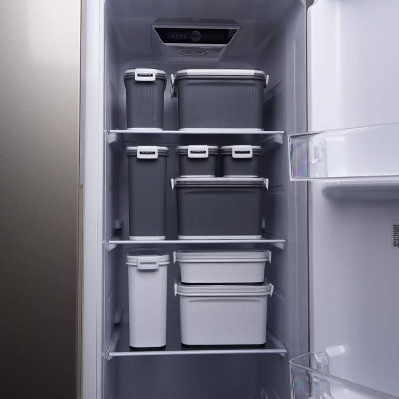 Direct-sale transparent plastic box, rectangular sealed box, refrigerator refrigeration box, food storage box, commercial storage box w-06 details Picture