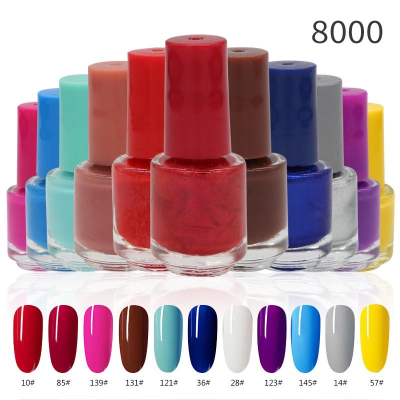 8 ml nail polish 💅 manufacturers wholesale quantities can be customized OEM armor oil multicolor quick dry roast persistent thumbnail