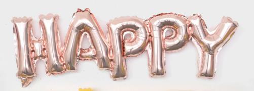 One-piece happy aluminum film balloon festival party supplies manufacturers wholesale thumbnail
