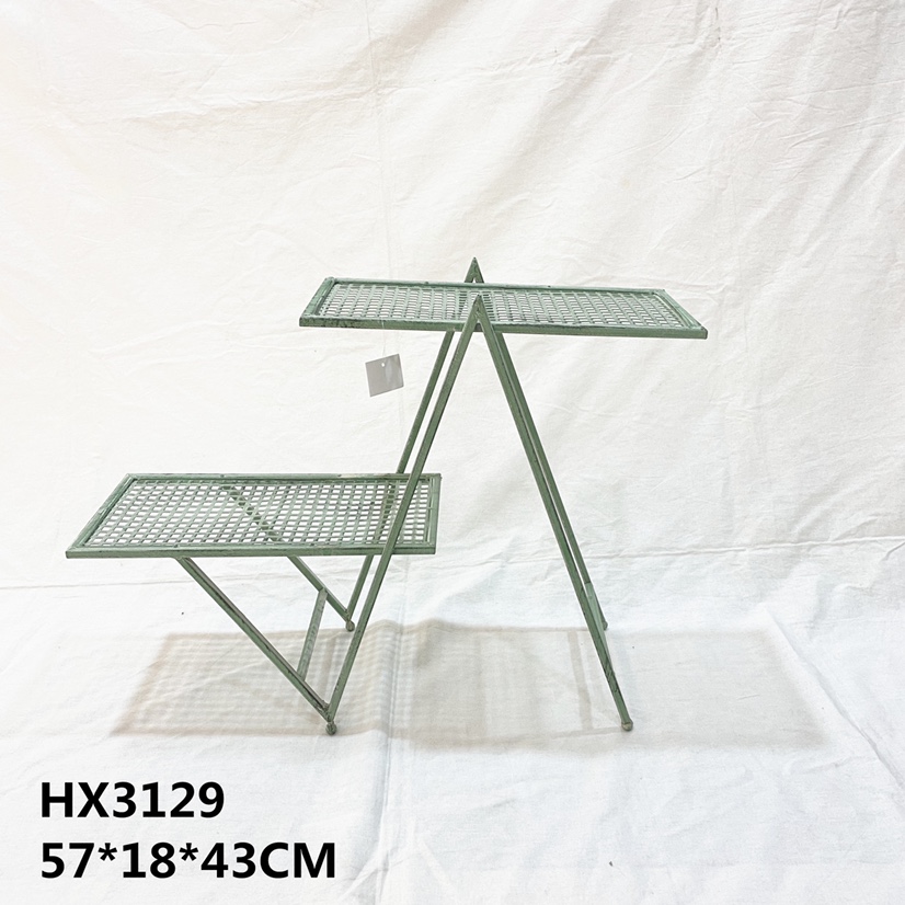 Green aged flower stand