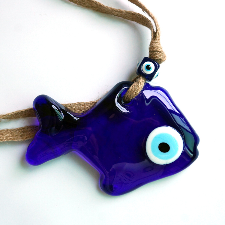 New Blue-Eye Glass Pendant, Devil's Eye, For Home And Office Wall Decoration, Evil Eye Pendant Item Picture