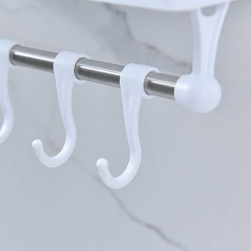 Direct-sale plastic suction cup storage rack in front of the mirror, washbasin, and wall-mounted rack without drilling holes details Picture
