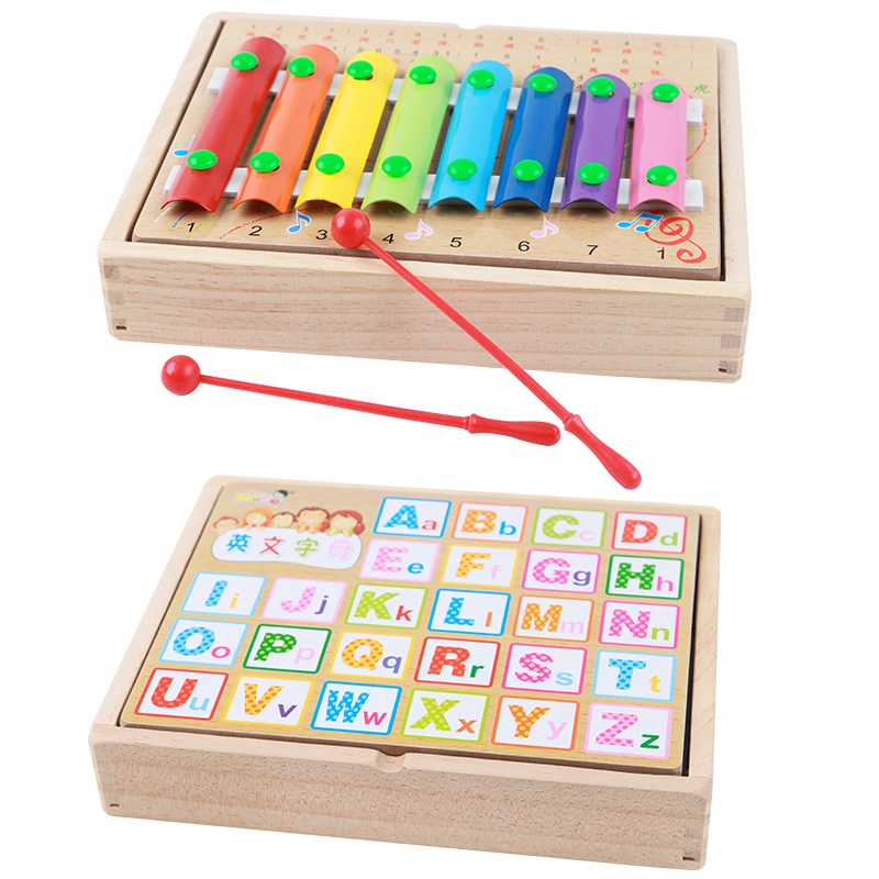 The wooden toy multi-functional fishing box is highly entertaining and comes in a variety of colors. It can exercise babies' hand-eye coordination, visual ability, logical thinking ability, early education enlightenment training, and is a parent-child game Specification image