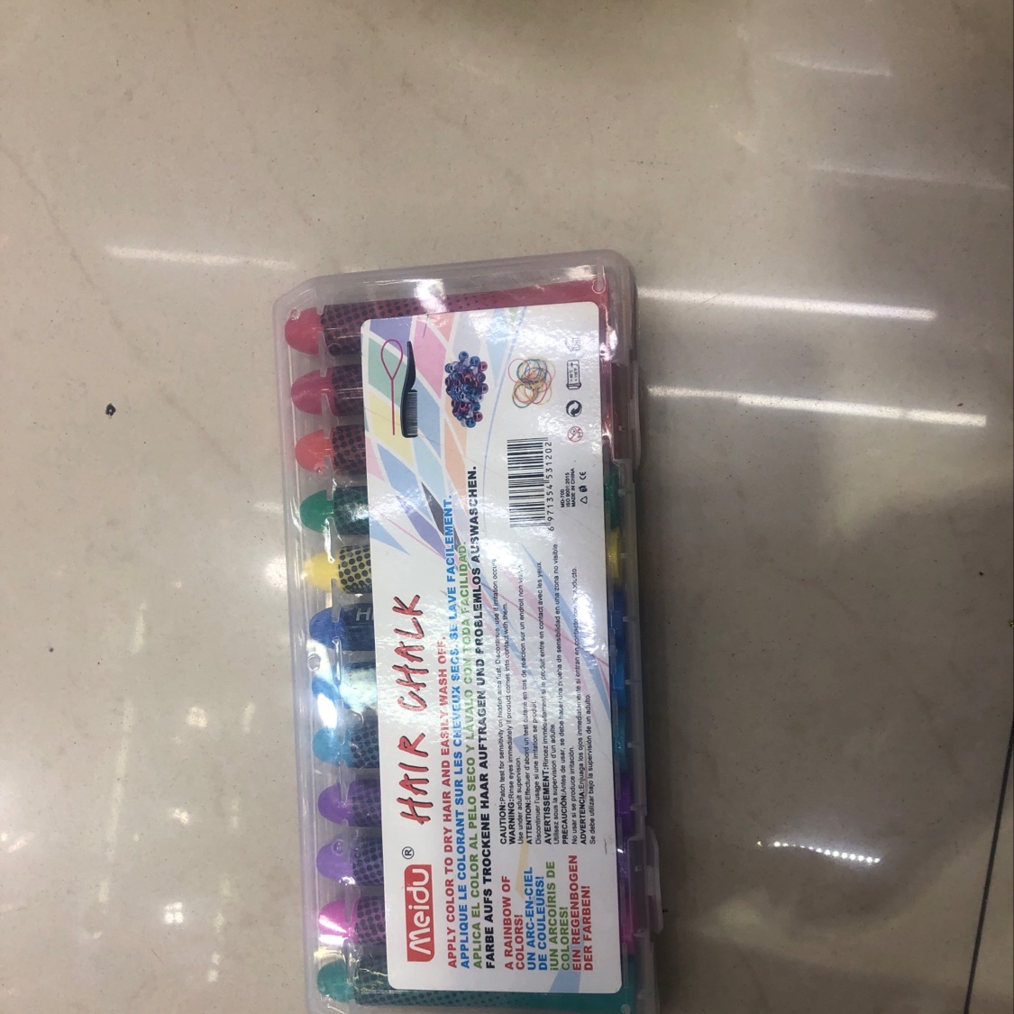 Wholesale of 12-color face colored pens for dressing up props 01 details Picture