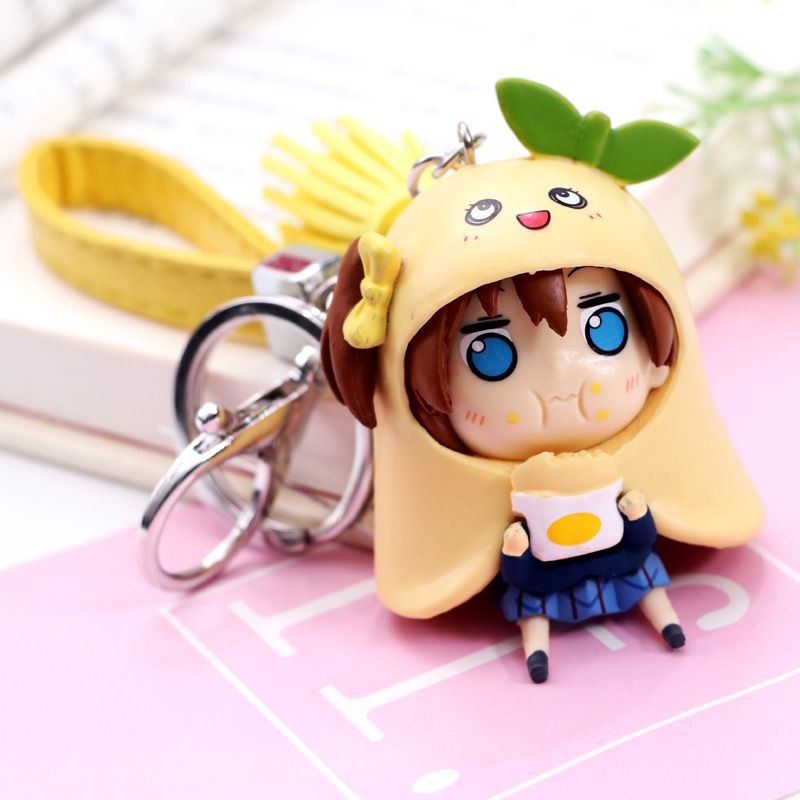 Selected Korean velvet rope pendants and keychains from the loveliveQ series of anime-related figurines Item Picture