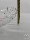 Factory direct sale of engraved glass three-legged fruit platter D59 details Picture