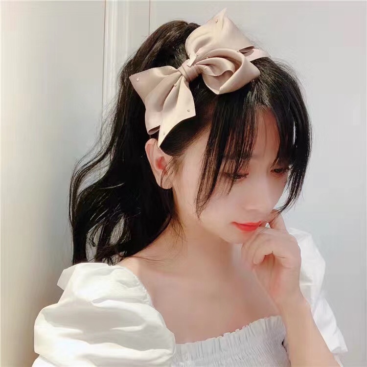 Big Bow Headband Instagram Explosion Recommended Fresh And Cute Summer Wind Accessories Specification drawing