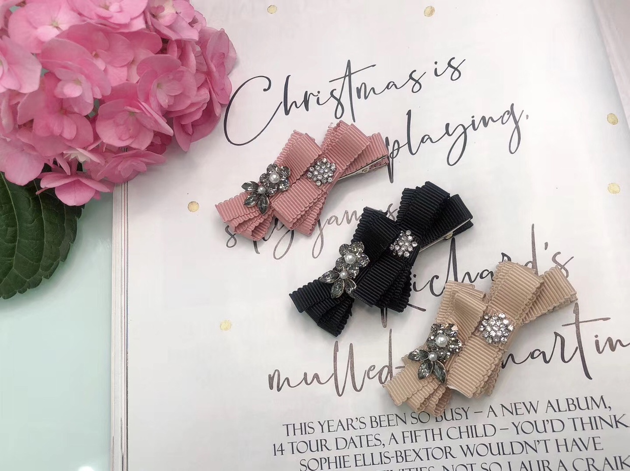 Super Cute Retro Mini Bow Instagram Explosion Recommended Fresh And Cute Summer Wind Accessories details Picture