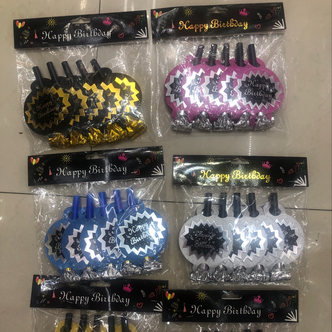 Wholesale of 3D gold powder Dragon Blowing cheering props for Party festivals and Birthdays 01