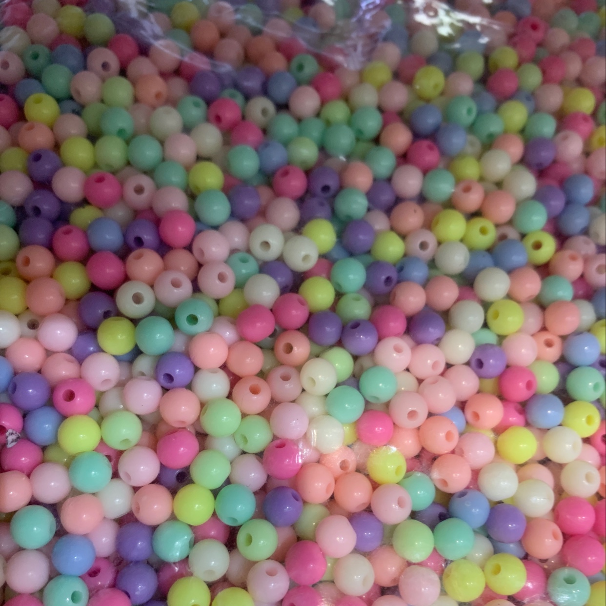 Six centimetre round beads