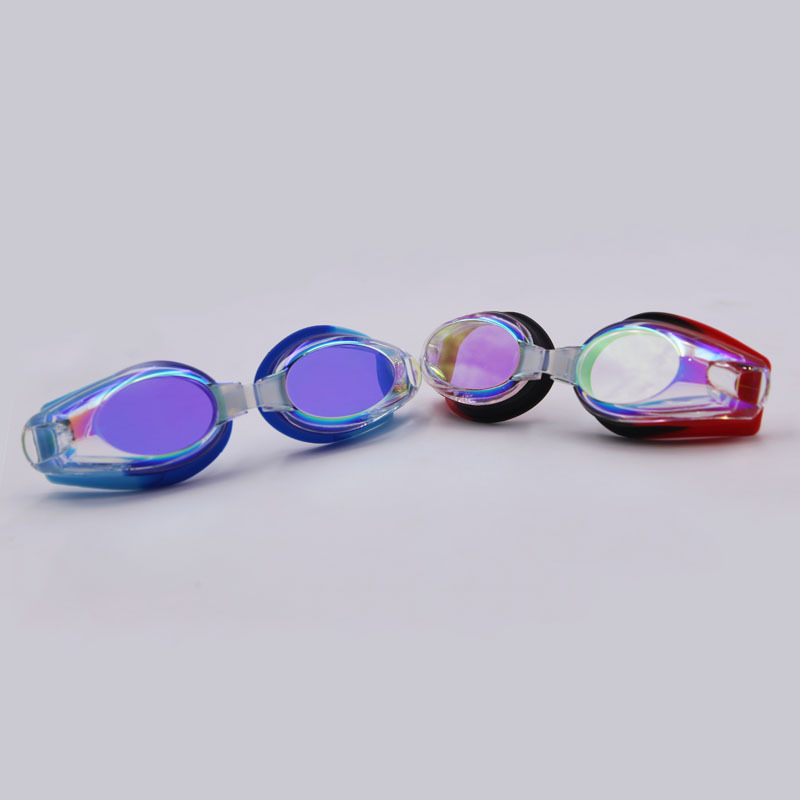 Quality electroplated swimming goggles for adult men and women high - definition anti - fog silicone goggles manufacturers direct sale thumbnail