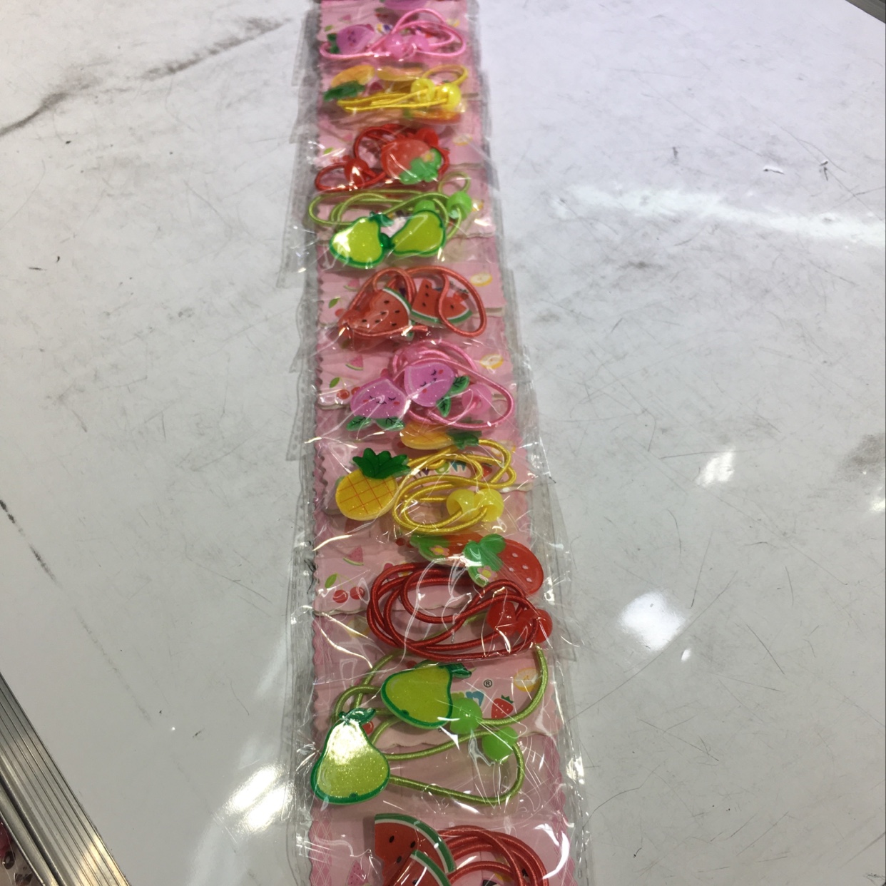 01：透明水果绳子系列（随机同系列混款混色发货1卡10小袋，每包10卡）