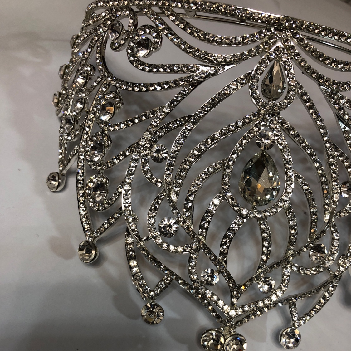 Crown High-End Headwear For Brides Specification drawing