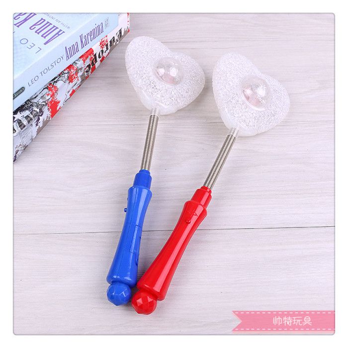 Particle five-pointed star heart-shaped high-brightness flash rod details Picture