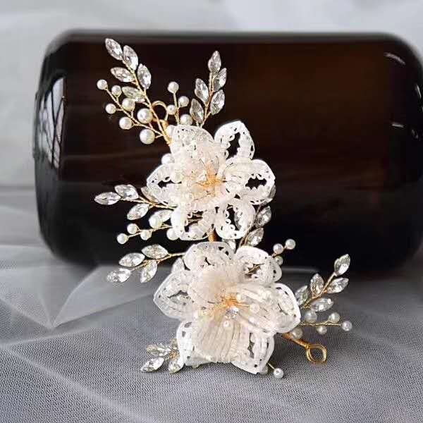 Handmade beaded headwear, Harper's Bazaar headwear Specification image