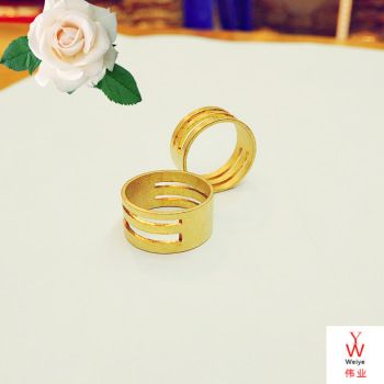 Factory direct sales of tool rings, handcrafted hanging rings, DIY ring rings, open rings, ring jewelry, copper accessories thumbnail