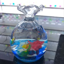 Acrylic fortune bag ocean series oil stylus insertion