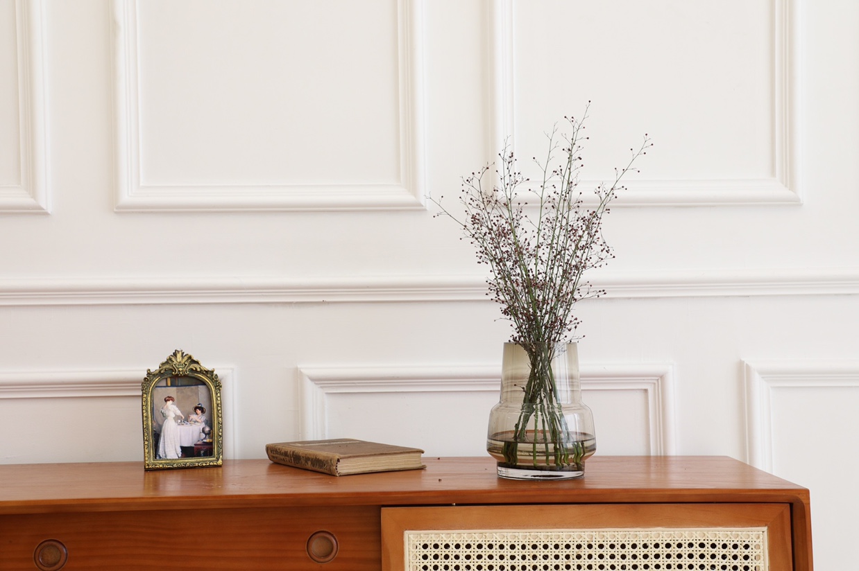 彩色原料玻璃花瓶咖啡家居装饰工艺摆件玻璃花瓶