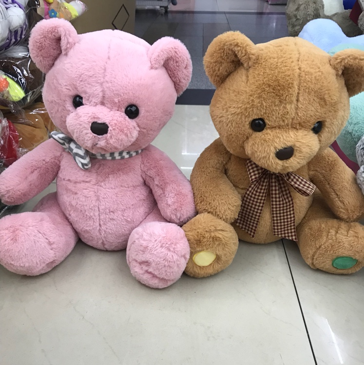 Sitting version of bow tie bear multi - color mixed color wholesale thumbnail