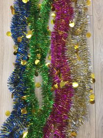Christmas round strips of colour