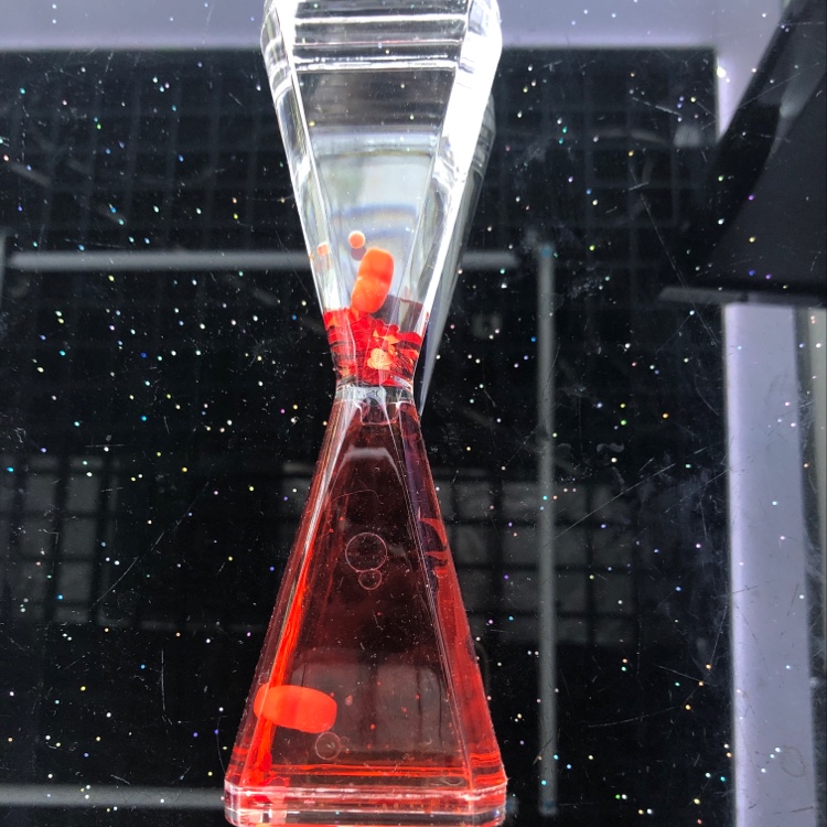 Acrylic high cup floating drop lover water - saving oil hourglass