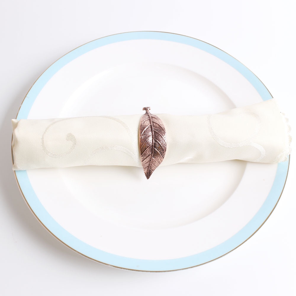Creative Western-style napkin rings, leaf napkin buckles, tablecloths, towel buckles, tissue paper rings undefined