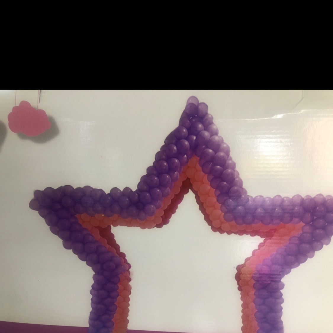 Five-star balloon arch party decoration items