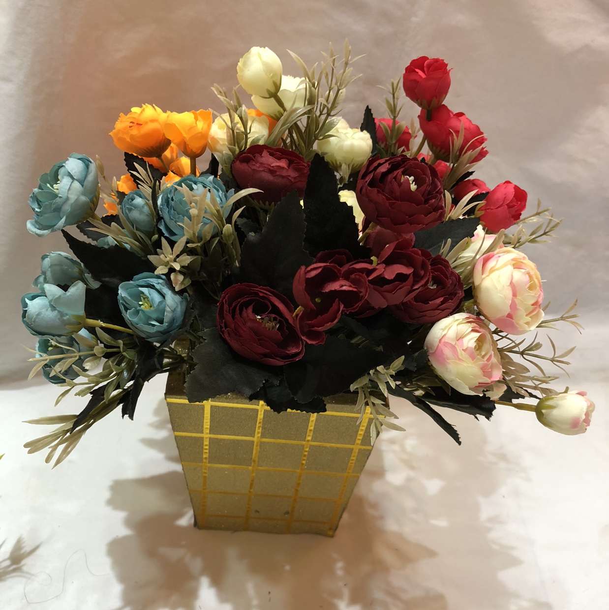 Imitation flower bud 8 fork tea bud flower eternal life thumbnail
