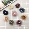 In 2020, the new Korean version of accessories DIY hand-made hair accessories corsage hair ring hairpin crystal mesh flower wholesale thumbnail