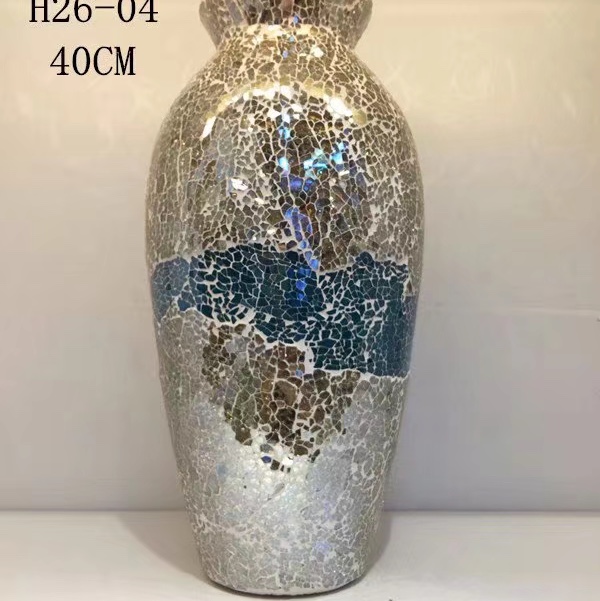 Glass Mosaic vase
