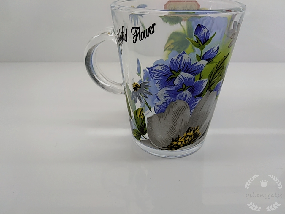 Factory direct sales of conical cups with decals and handles details Picture