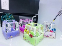 SY40 pudding color square pen container craft