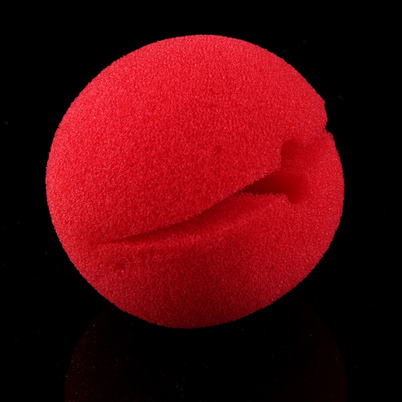 Halloween costume props: Clown costume nose, red sponge ball, funny performance, big nose tip, cute red nose Specification image