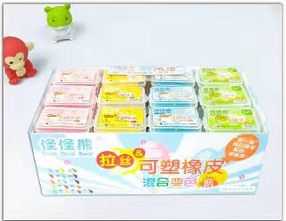 Yiwu Selection China pen industry watercolor pencil wire drawing plastic eraser details Picture
