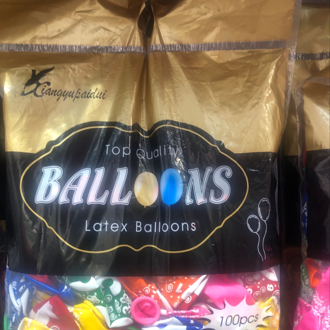 100pcs of printed balloons