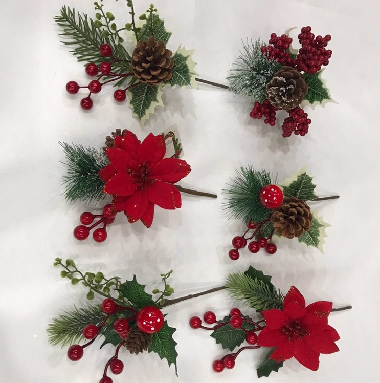Factory direct sales of Christmas flowers for Christmas festival decoration details Picture