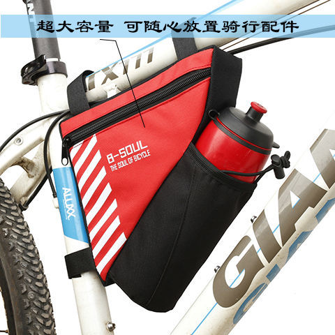 山地车自行车三角工具包水壶包骑行装备配件前梁包鞍包大容量详情图7