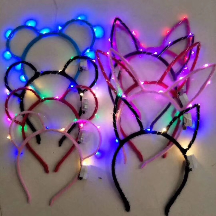 发光头箍实物图
