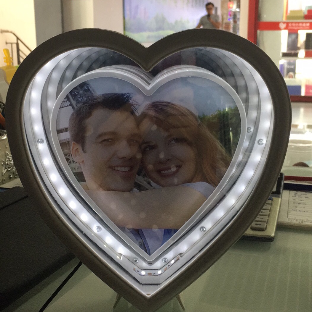 小弟相框工艺品摆件装爱心相框家居装饰摆件05