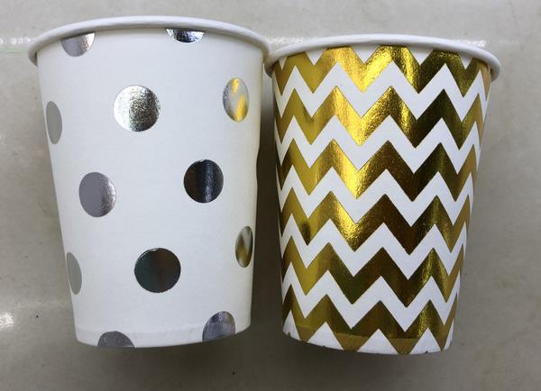 纸杯 烫金 10个一包