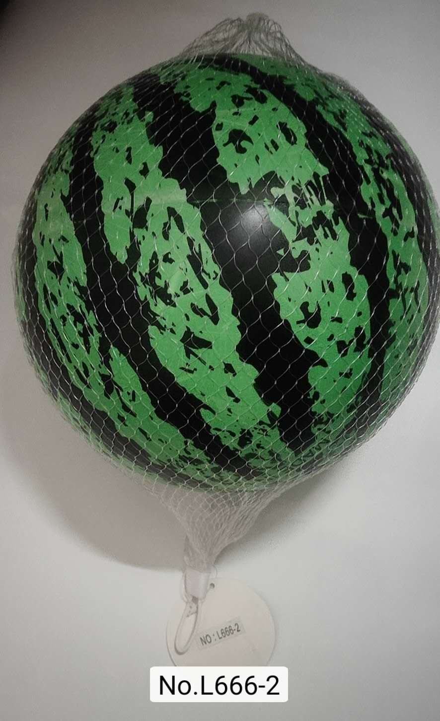 Watermelon courts with net bags full figure