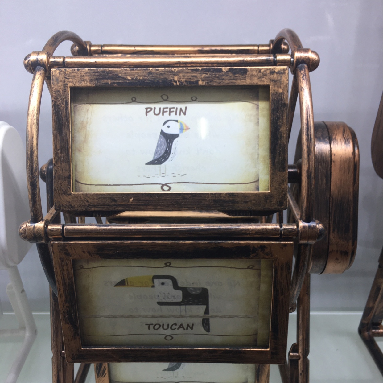 小弟相框工艺品摆件装中号古色带音乐摩天轮家居装饰摆件01