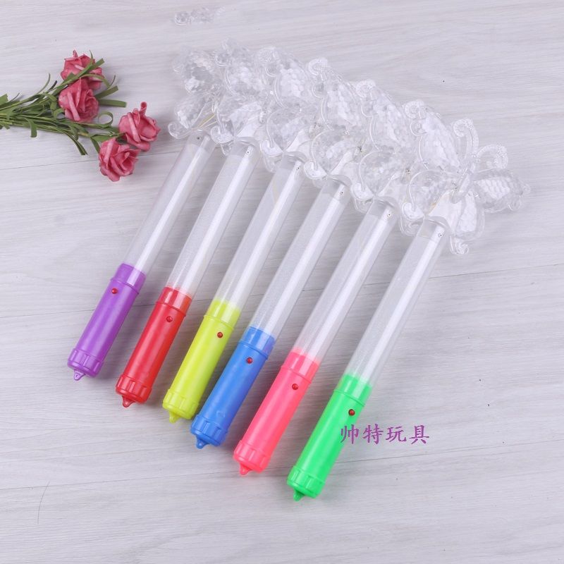 Hollowed-out butterfly high-brightness multi-mode flash stick