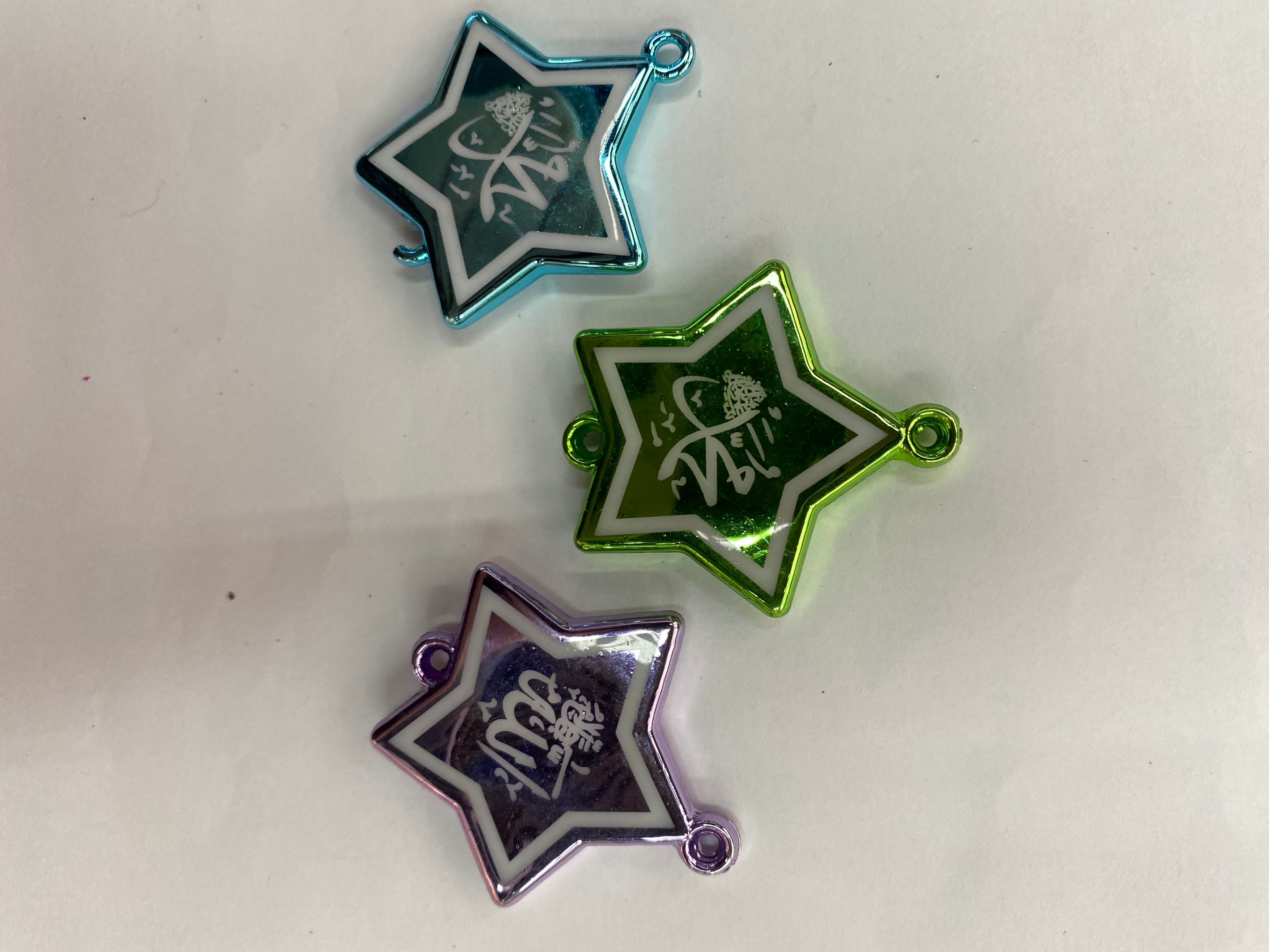 jewelry accessories  UV acrylic Arabic star color jewelry accessories thumbnail