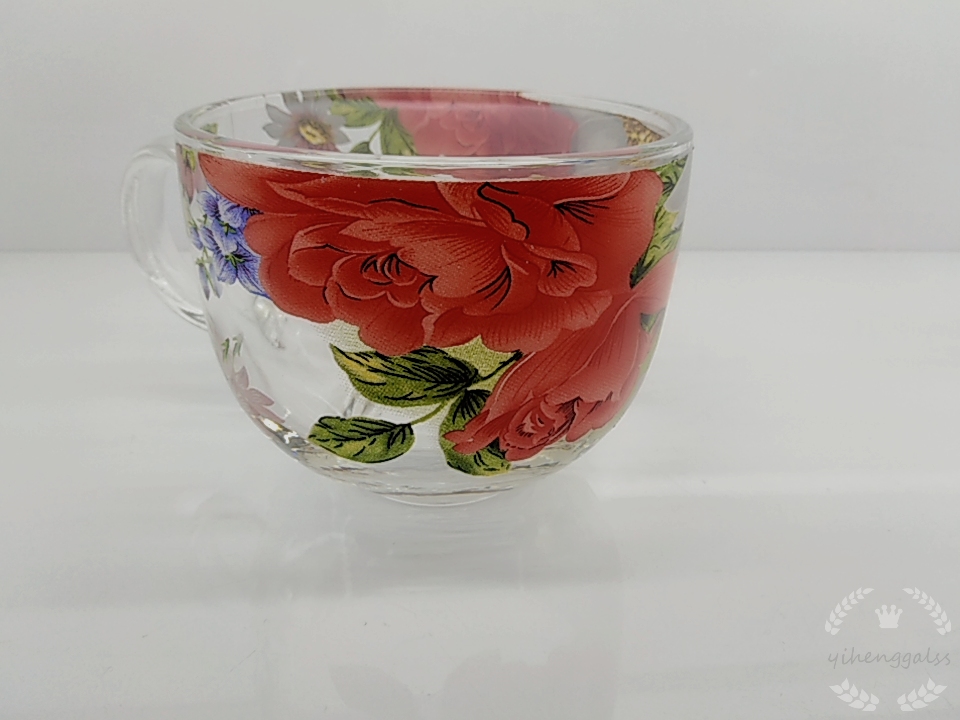 Factory direct sale of decal round glass Cup gp-50F undefined