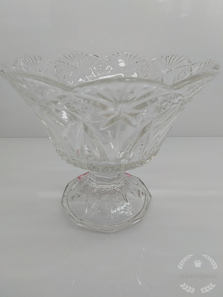 Factory direct sale of high-legged sunflower fruit salad Bowl 063 Specification image