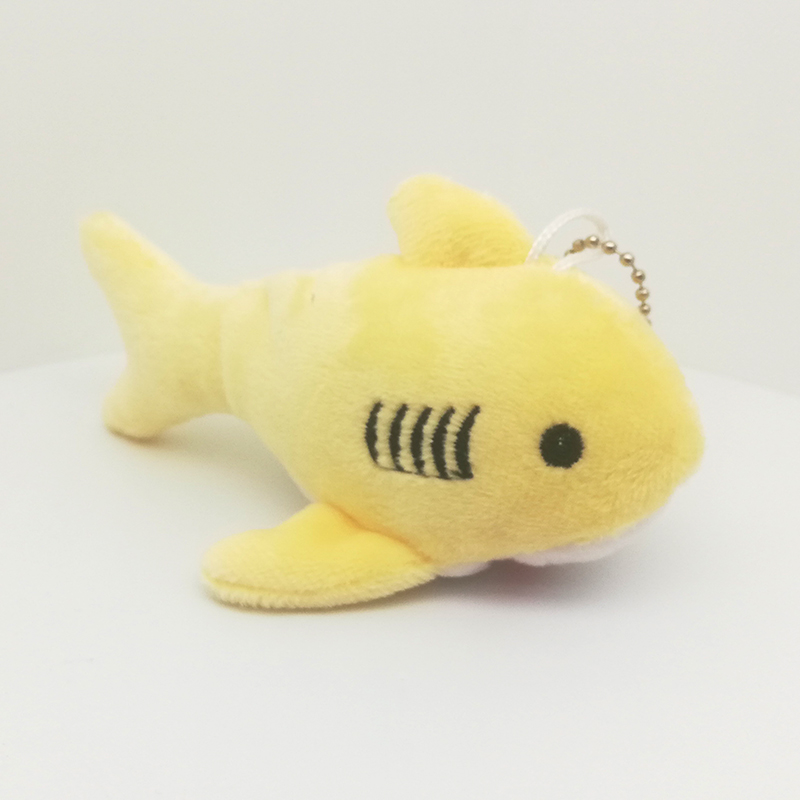 Cartoon shark plush toy pendant, wedding throwing doll, claw machine doll, bag pendant, headwear accessory for women detail image 1