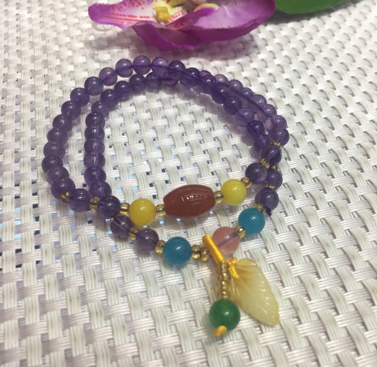 紫水晶手链产品图